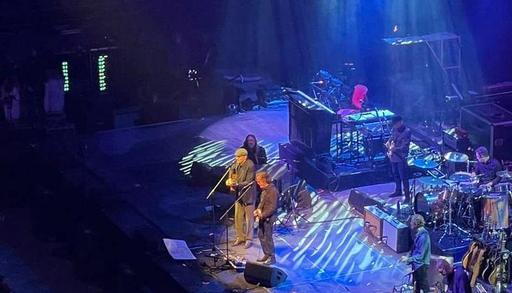 Dinner, James Taylor and Jackson Browne, at the Greensboro Coliseum