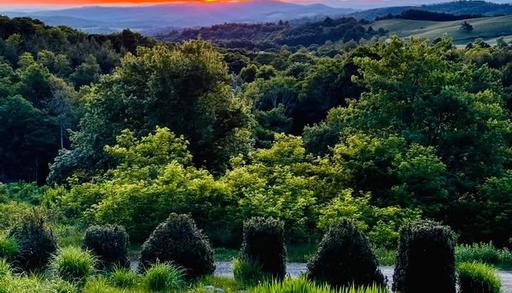 Martinsville sits at the foothills of the Blue Ridge Mountains ...