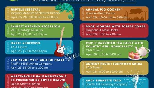 Lots to do this weekend in Martinsville & Henry County!