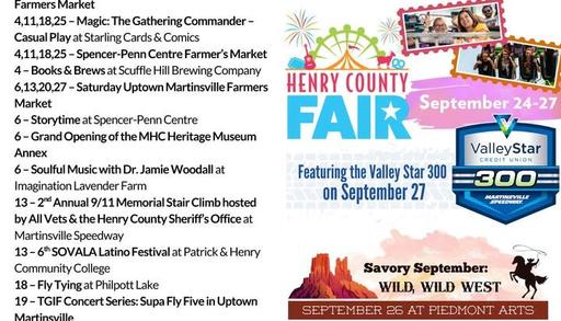 September is packed with fun in Martinsville & Henry County!