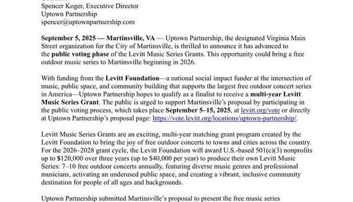 Uptown Partnership needs our help