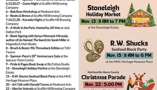 November fun in Martinsville & Henry County!