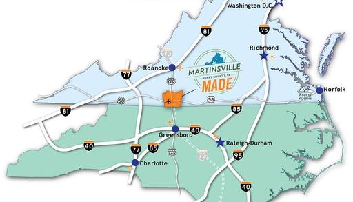 Close proximity to a metropolitan area, and airport is a major asset to the Martinsville area!