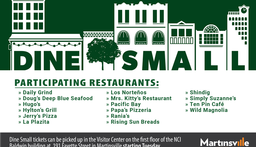Don't miss your opportunity to receive a FREE dining voucher to use at a participating small ...