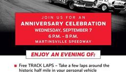 We are proud of our area heritage and  being home to the Martinsville Speedway